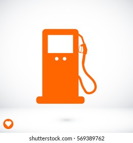 gas vector icon, vector best flat icon, EPS