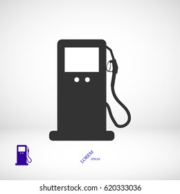 gas vector icon, vector best flat icon, EPS