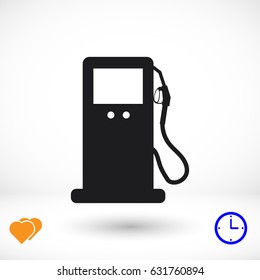 gas vector icon, vector best flat icon, EPS
