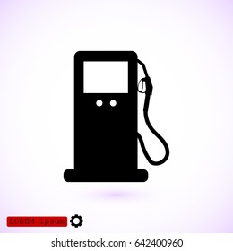 gas vector icon, vector best flat icon, EPS