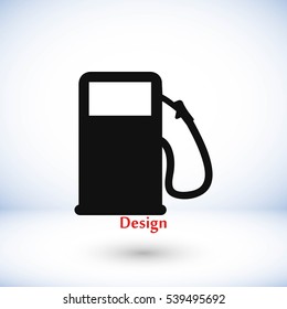 gas vector icon, flat design best vector icon