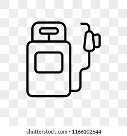 Gas vector icon isolated on transparent background, Gas logo concept