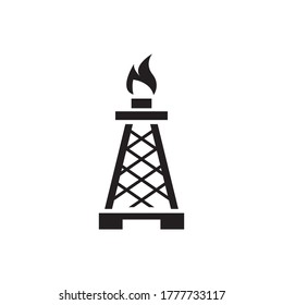 gas vector icon logo design