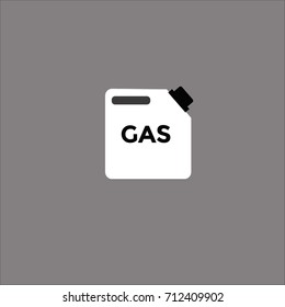 Gas vector icon. Modern, simple flat vector illustration for web site or mobile app