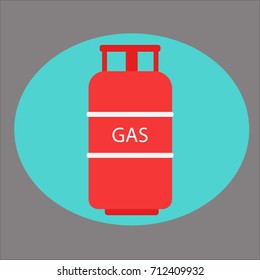 Gas vector icon. Modern, simple flat vector illustration for web site or mobile app