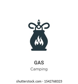 Gas Vector Icon On White Background Stock Vector (Royalty Free ...