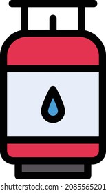 gas Vector illustration on a transparent background. Premium quality symbols. Stroke vector icon for concept and graphic design.