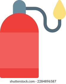 ilustración de gas vector en un fondo transparente. Símbolos de calidad superior. Iconos vectoriales de color de línea para el concepto y el diseño gráfico.