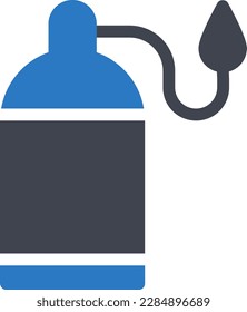 gas Vector illustration on a transparent background. Premium quality symmbols. Glyphs vector icons for concept and graphic design. 
