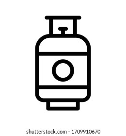 Dünnliniensymbol der Vektorillustration 