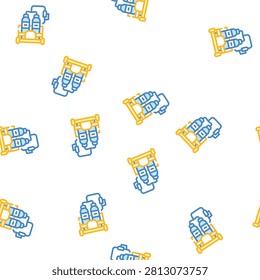 gas welding vector seamless pattern gas welding sign illustration