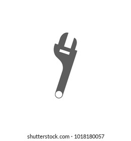 gas wrench icon. Elements of plumber icon. Premium quality graphic design icon. Signs, symbols collection icon for websites, web design, mobile app on white background