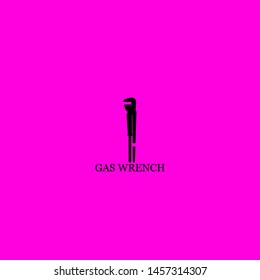gas wrench icon sign signifier vector