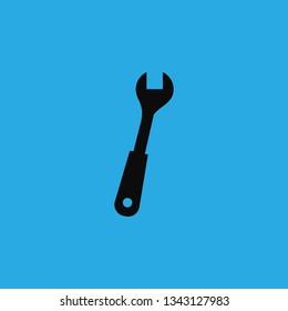 gas wrench icon vector