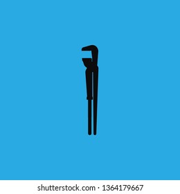 gas wrench icon vector