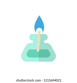 gas-burner flat vector icon