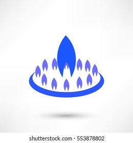 Gas-burner icon