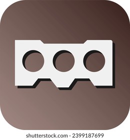 Gasket Vector Glyph Gradient Background Icon For Personal And Commercial Use.
