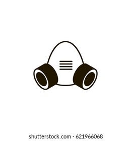 gasmask icon. sign design
