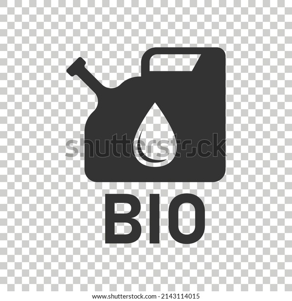 Gasoline canister icon in flat style. Petrol can\
vector illustration on white isolated background. Fuel container\
sign business\
concept.