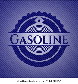 Gasoline denim background