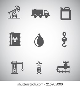 gasoline design over  gray  background vector illustration