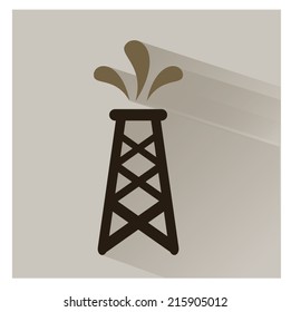 gasoline design over  gray  background vector illustration