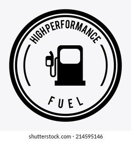 gasoline design over white background vector illustration