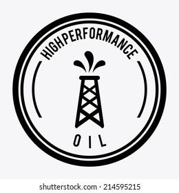 gasoline design over white background vector illustration
