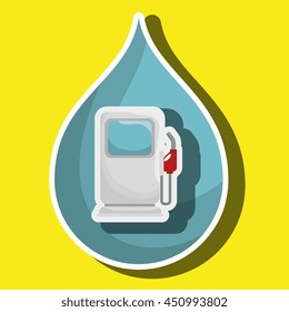 gasoline dispenser isolated icon design, vector illustration  graphic 