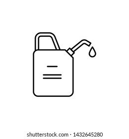 Gasoline, firefighter icon. Element of firefighter icon. Thin line icon for website design and development, app development