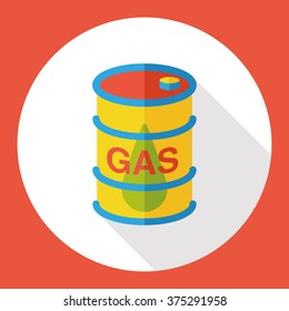 gasoline flat icon