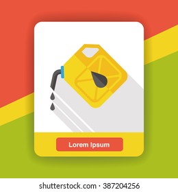 gasoline flat icon