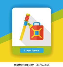 gasoline flat icon