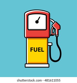 Gasoline Fuel Pump Icon.