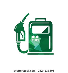 Gasoline Fuel Pump Icon for Energy and Transportation