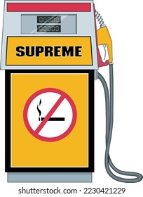 Gasoline Fuel Pump Vector Illustration