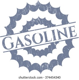 Gasoline grunge style stamp