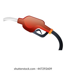 Gasoline Hand dispenser isolated icon on white background, vector illustration.