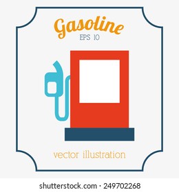 gasoline  icon design, vector illustration eps10 graphic