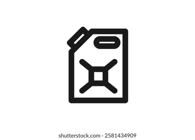 gasoline icon line simple design