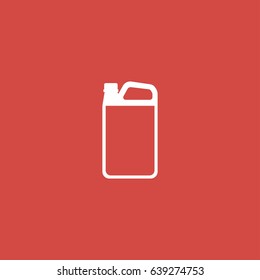 gasoline icon. sign design. red background