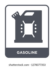 gasoline icon vector on white background, gasoline trendy filled icons from Camping collection, gasoline vector illustration