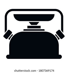 Gasoline lamp icon. Simple illustration of gasoline lamp vector icon for web design isolated on white background