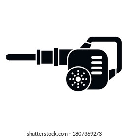 Benzinblattpumpe Symbol. Einfache Illustration von Benzinblattpumpe, Vektorsymbol für Webdesign einzeln auf weißem Hintergrund