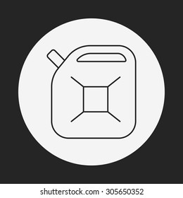 gasoline line icon