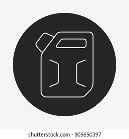 gasoline line icon