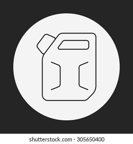 gasoline line icon