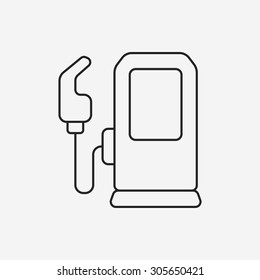 gasoline line icon