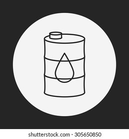 gasoline line icon